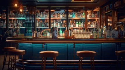 Gardinen Modern bar interior © didiksaputra