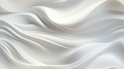 Fototapeta na wymiar Elegant 3D Waves in Light and Shadow