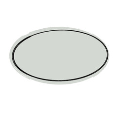 Oval, ellipse badge, button background, paper ellipse banner with ribbon, Oval ellipse banner frames