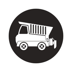 Earthmoving truck icon
