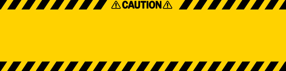 警告サインのバナー（CAUTION Sign background） © ochikosan
