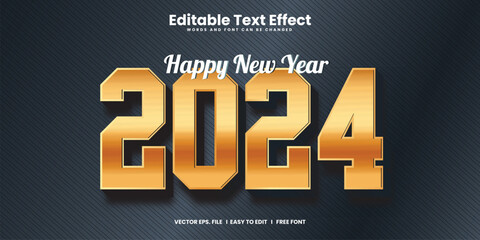 Naklejka na ściany i meble Editable 3d text effect styles mockup concept