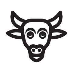 Head of bull icon  design vector