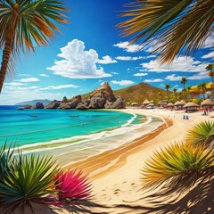 Sunny Mexican beach 1