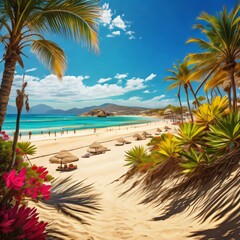 Sunny Mexican beach 3