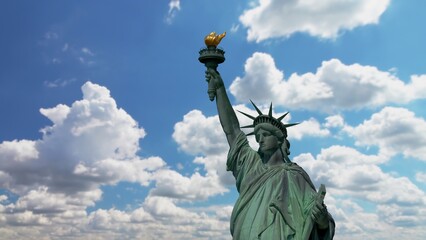Fototapeta premium A View from the Statue of Liberty. The video of this image is in my portfolio. 