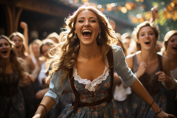 folk holiday oktoberfest autumn background,celebration