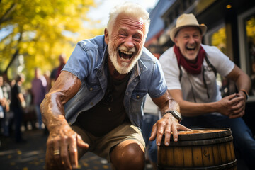 Fototapeta premium folk holiday oktoberfest autumn background,celebration