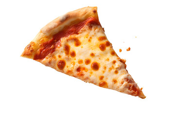 slice of melted cheese pizza