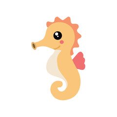 Cute Seahorse Svg, Digital download Cricut, Silhouette, Cut Files, Layered, Cartoon clipart, Great for nursery or baby shower, Svg Files for Cricut