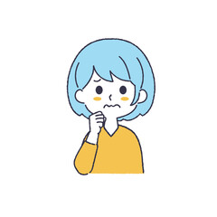 シンプルな女性のイラスト