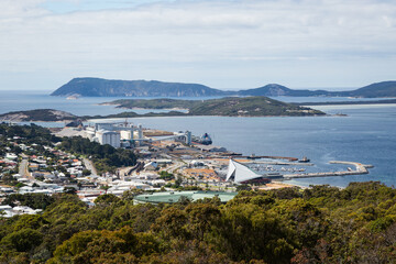 Albany Waterfront from Mt Melville Albany