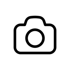 Simple Camera icon. The icon can be used for websites, print templates, presentation templates, illustrations, etc