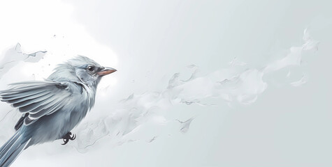 Abstract bird background.