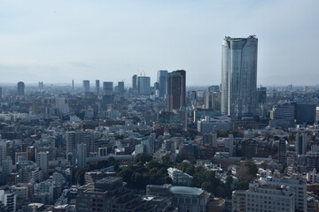 Fototapeta na wymiar 東京タワーから見た景色