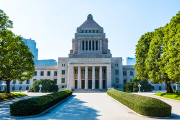 国会議事堂の外観風景