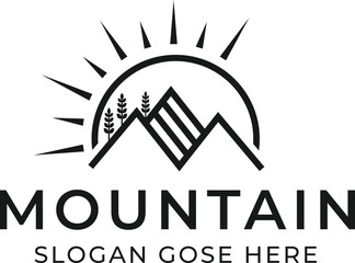 Fully editable:
This Mountain logo is an original vector file created by Adobe Illustrator. Illustrator logos are vectors, so they can be easily resized and they will maintain the same high quality.
