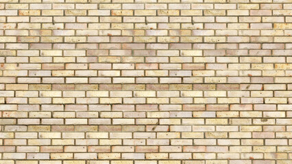 A wall of white bricks as a background.
