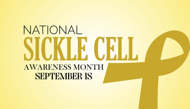 Vector illustration on the theme of Sickle Cell disease awareness month. observed each year on september.banner design template Vector illustration background design.