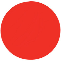 red round button