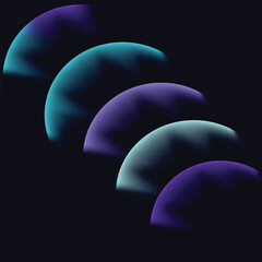 abstract blue background. abstract blue sphere. circle abstract purple teal background
