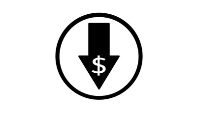 vector of icon and symbol. Increase profits with money icon. Economy concept. Replaceable vector design.