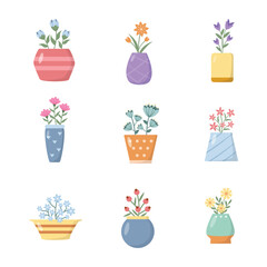 Set of flower vase