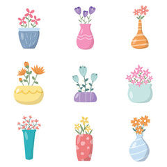 Set of flower vase