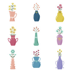 Set of flower vase