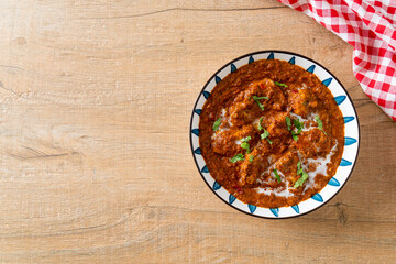 chicken tikka masala spicy curry meat food