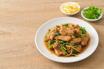 Stir Fried Fish with Chinese Celery