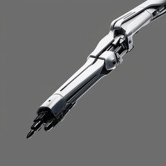 Robotic Arm Mechanical 3D Science Fiction Sci-fi Hand Assist Task Droid Metal Science Technology Industrial Manufacturing Assembly Joint Articulation Automated Steel Forearm Wrist 