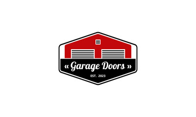 badge emblem style logo for garage doors