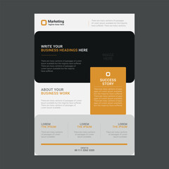 Corporate, Business Flyer Design Template
