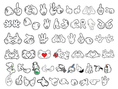 Mickey Hands SVG bundle, Cartoon hands svg, Mickey and Minnie hands svg, Mickey Gloves SVG, Mickey Hand Love Sign SVG, mickey hands font, Cartoon Font, Cartoon hand font