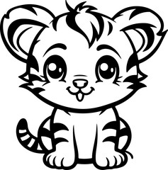 Baby Tiger SVG, Cute Tiger SVG, Tiger Cub SVG, Tiger Head svg, Tiger Eyes svg, Tiger Paw svg, Tiger Clip Art, Tiger Face svg, Tiger Mascot