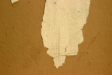 Old brown cement background, cracked, antique and dirty texture.