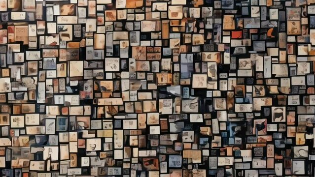 Trending cartoon doodles come to life in small, colorful tiles, creating the best wall decoration inspired by animated movies and TV shows.