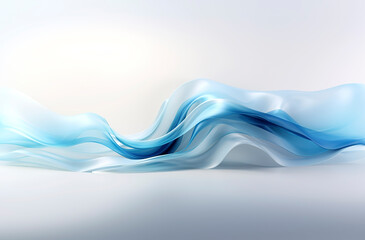 Obraz na płótnie Canvas abstract blue wave background