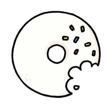 How to draw donut / 1546t9o5.png / LetsDrawIt