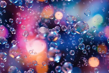 Bubble Colorful Iridescent Vibrant Bubbles Seamless Texture Pattern Tiled Repeatable Tessellation Background Image