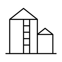 Oil silo icon