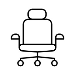 Office chair icon