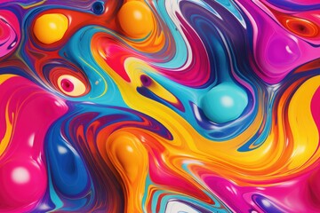 Color Paint Swirls Thick Seamless Texture Pattern Tiled Repeatable Tessellation Background Image