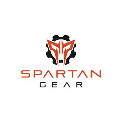 Spartan Logo. Spartan gear logo design vector
