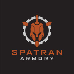 Spartan Logo. spartan helmet tactical logo design