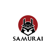 Obraz premium Samurai Logo. Samurai Ronin Logo vector