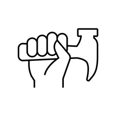 Obraz premium Hammer icon