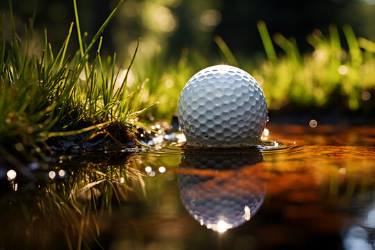 golf ball on tee