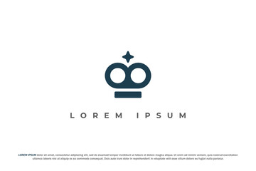 logo letter b crown king abstract minimal © Bayu